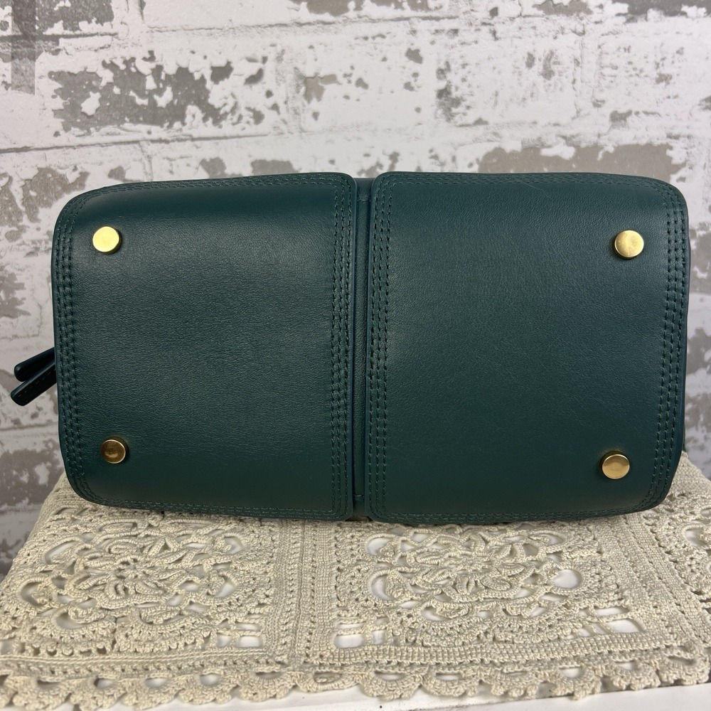 3.1 Phillip Lim Pashli Duffle Purse Forest Green Gold Hardware EUC - Picture 8 of 16